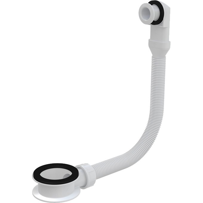 Слив-перелив ALCAPLAST для умывальника, белый A328B