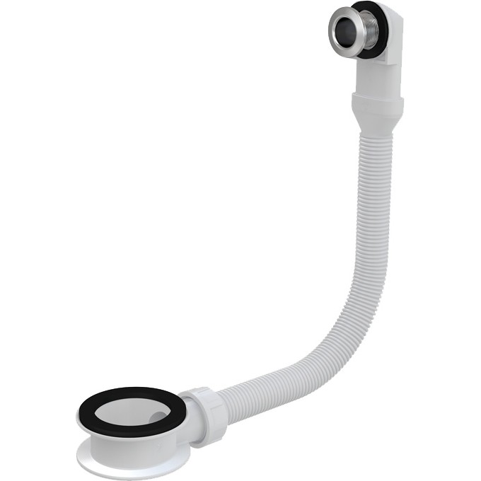 Слив-перелив ALCAPLAST для умывальника, хромированный A328CR