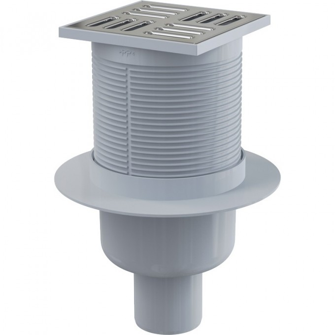 Сливной трап ALCAPLAST , 105х105/50, подводка прямая APV32