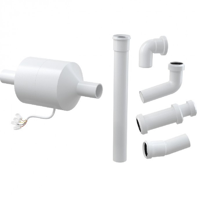 Вентилятор ALCAPLAST для скрытых систем инсталляций с возможностью вентиляции P128