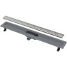Водоотводящий желоб ALCAPLAST APZ10 SIMPLE с порогами для перфорированной решетки AG100401650