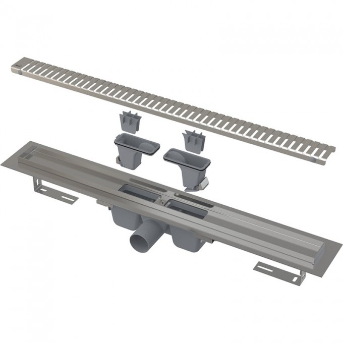 Водоотводящий желоб ALCAPLAST с перфорированной решеткой APZ1SMART-LINE-550