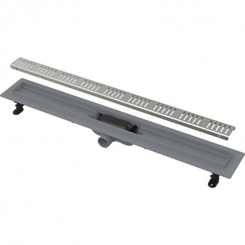 Водоотводящий желоб ALCAPLAST SIMPLE APZ10-850M с порогами для перфорированной решетки