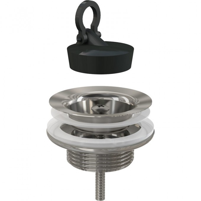 Водослив ALCAPLAST для умывальника 5/4" цельнометаллический A439