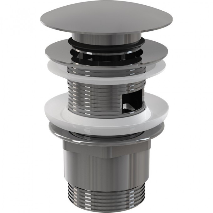 Водослив ALCAPLAST для умывальника click/clack 5/4", цельнометаллический A390