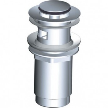 Водослив ALCAPLAST A391 для умывальника click/clack 5/4", цельнометаллический