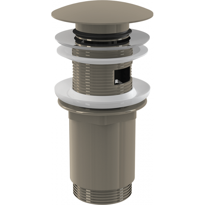 Водослив ALCAPLAST для умывальника click/clack 5/4", цельнометаллический A392-N-B