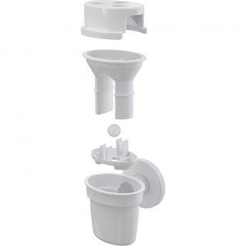 Воронка с шариком ALCAPLAST AG210401232 для сбрасываемого конденсата с держателем для трубок Воронка с шариком ALCAPLAST AG210401232 для сбрасываемого конденсата с держателем для трубок