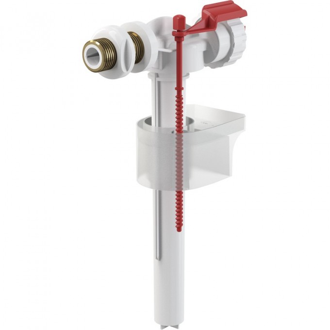 Впускной механизм ALCAPLAST с боковой подводкой и металлической резьбой (для керамических бачков) 1/2" A16-1/2