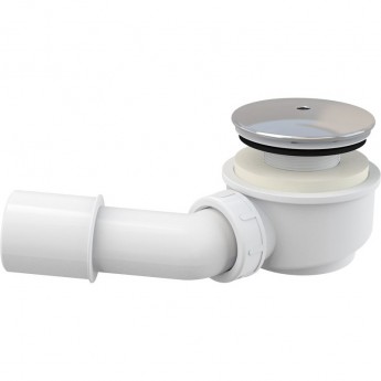 Выпускной комплект ALCAPLAST A471CR-60 для душевого поддона, хромированный пластик