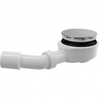 Выпускной комплект ALCAPLAST AG210272100 для душевого поддона, хромированный пластик Выпускной комплект ALCAPLAST AG210272100 для душевого поддона, хромированный пластик