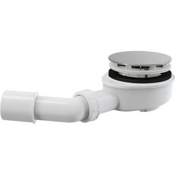 Выпускной комплект ALCAPLAST A492CR для душевого поддона с толстыми стенами, хромированный Выпускной комплект ALCAPLAST A492CR для душевого поддона с толстыми стенами, хромированный