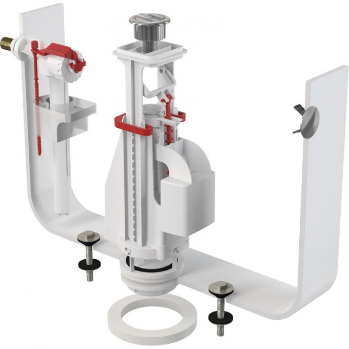 Выпускной комплект ALCAPLAST с двойной кнопкой, впускной механизм А16, 3/8'' SA08AK 3/8