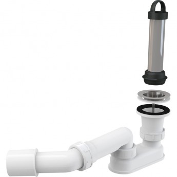 Выпускной комплект ALCAPLAST A462-50 с гидрозатвором и коленом Выпускной комплект ALCAPLAST A462-50 с гидрозатвором и коленом