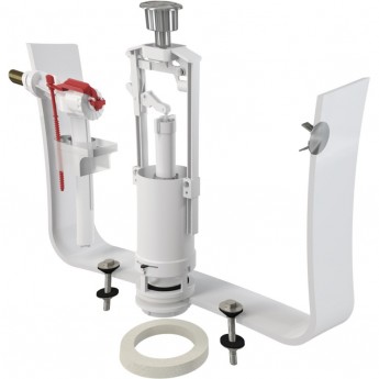 Выпускной комплект ALCAPLAST SA2000K 3/8" CH со стоп кнопкой, впускной механизм А16 3/8, металлическая резьба Выпускной комплект ALCAPLAST SA2000K 3/8" CH со стоп кнопкой, впускной механизм А16 3/8, металлическая резьба