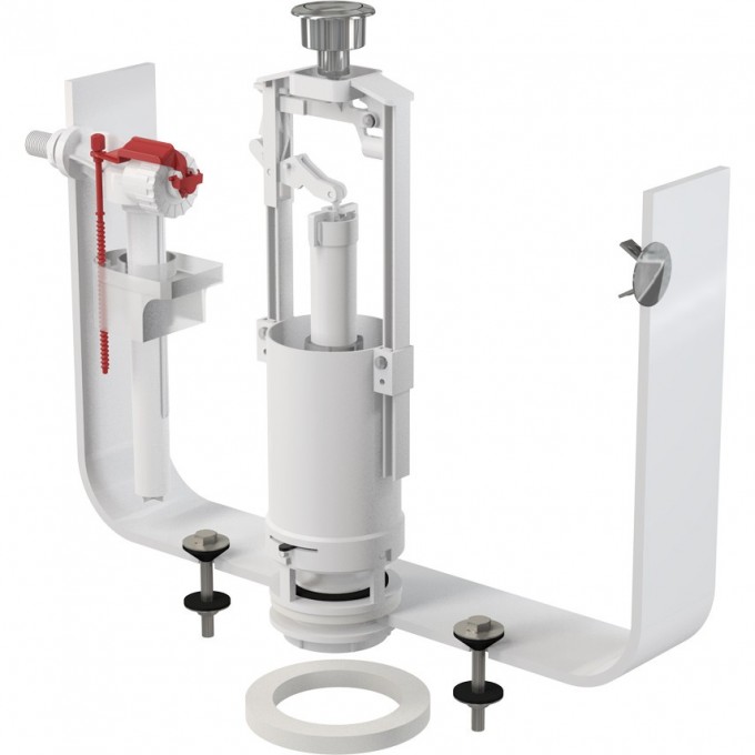 Выпускной комплект ALCAPLAST со стоп кнопкой, впускной механизм А15 3/8'' SA2000 3/8