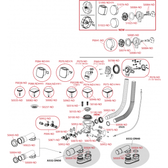 Заглушка к патрубку ALCAPLAST S0871-ND