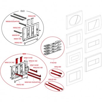 Запасная часть ALCAPLAST M0042-ND к скрытым системам инсталляций